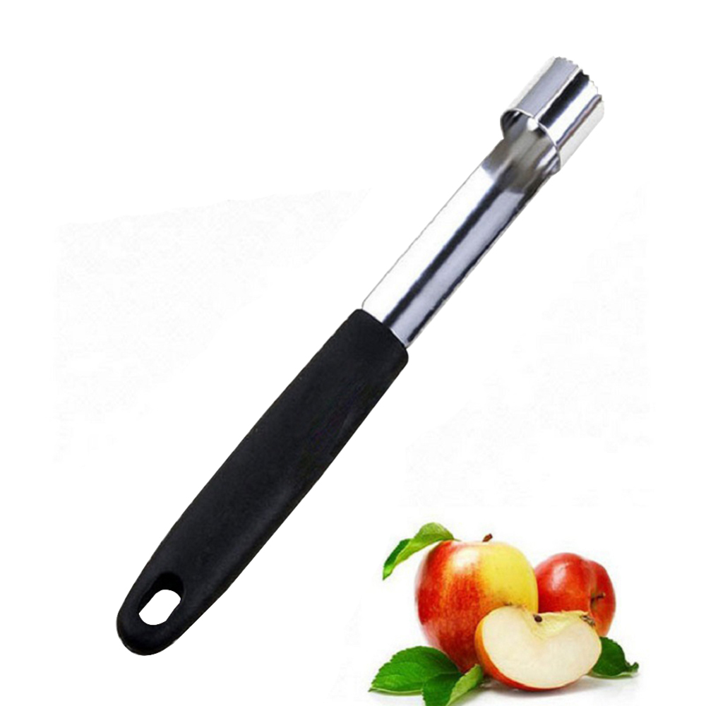 Protable Stainless Steel Core Seed Remover Fruit Apple Pear Corer Easy Twist Knife Corer Pitter Seeder Kitchen Gadgets Tools