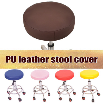 Bar Barbershop Stool Cover Round Chair Cover Elastic Seat Cover Home Chair Slipcover Round Chair Protector Bar Stool Slipcover
