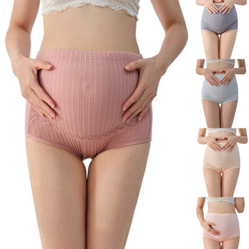 Plus Size Maternity Panties High Waist Adjustable Women High Waist Pregnant Woman Underwear Pregnant Breathable Female Underwear