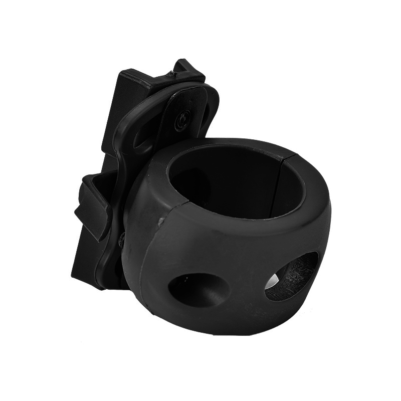 Quick Release Flashlight Clamp Holder Mount for Fast Helmet Universal (FAST, MICH, IBH, etc. with Rail Helmet) 2.5cm Diameter Bl
