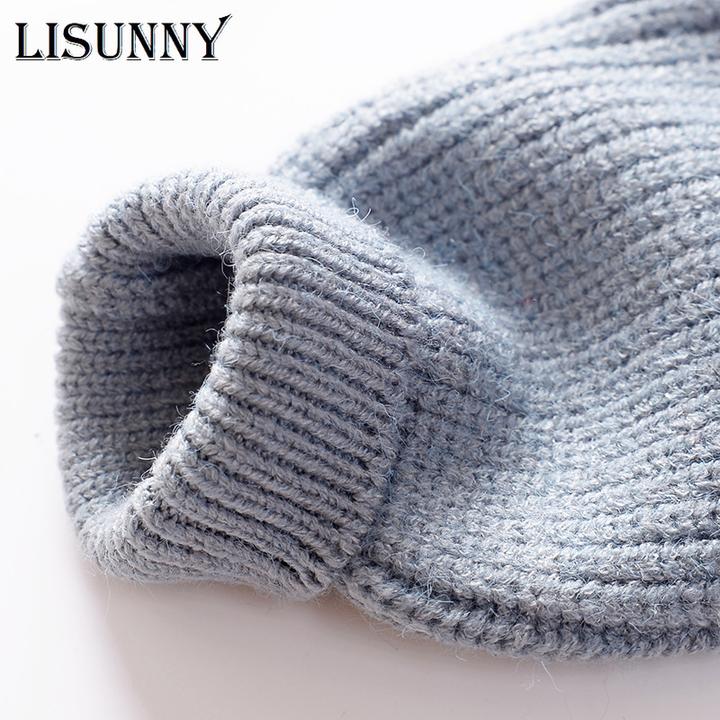 Autumn Winter 2020 New Baby Boys Sweater Children Knitted Clothes Kids Pullover Jumper Toddler Sweater Plaid Color Matching