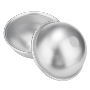 8cm 3D Bath Bomb Mold Mould Aluminum Alloy Ball Sphere Shape Bath Salt Bomb Handmade DIY Salt Making Tools Accessories