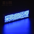 4 Letters Bluetooth LED Screen Neon Sign Micro USB Displayfor Badge Business Card Worker Plate Badge Scroll Font 11*44