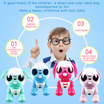 Electronic Pet Toy Dogs With Music Sing Dance Walking Intelligent Mechanical Infrared Sensing Smart Robot Dog Toy Animal Gift