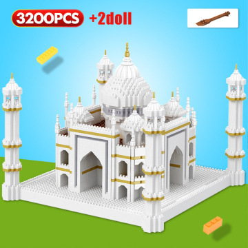 Mini Famous Architecture Bricks White House Big Ben House of Parliament Chinese Architecture Building Blocks Toys for Kids