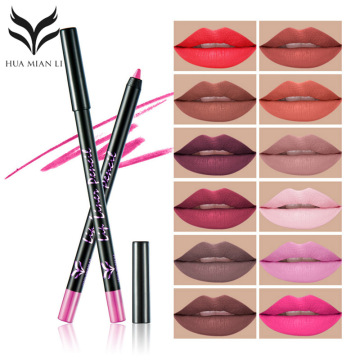 Professional Lip Liner Pencils Waterproof Long-lasting 12 Colors Matte Lip Liner Pen Multi-functional Beauty Lip Makeup Cosmetic