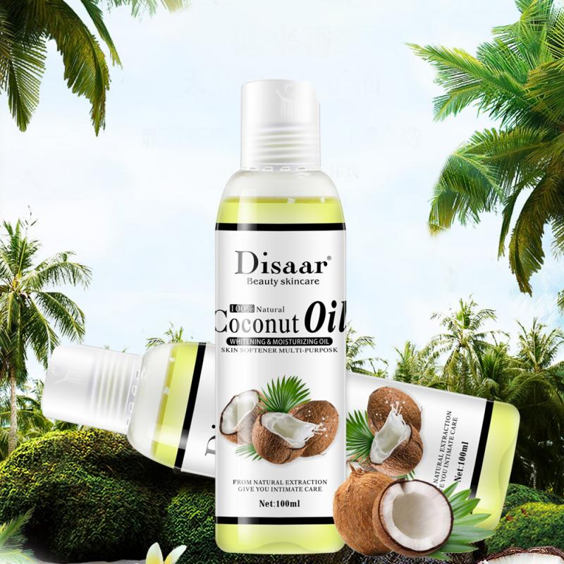 100% Natural Organic Coconut Oil Body Face Massage Essential Oil Moisturizing Relaxation Oil Control Skin Care Product TSLM1