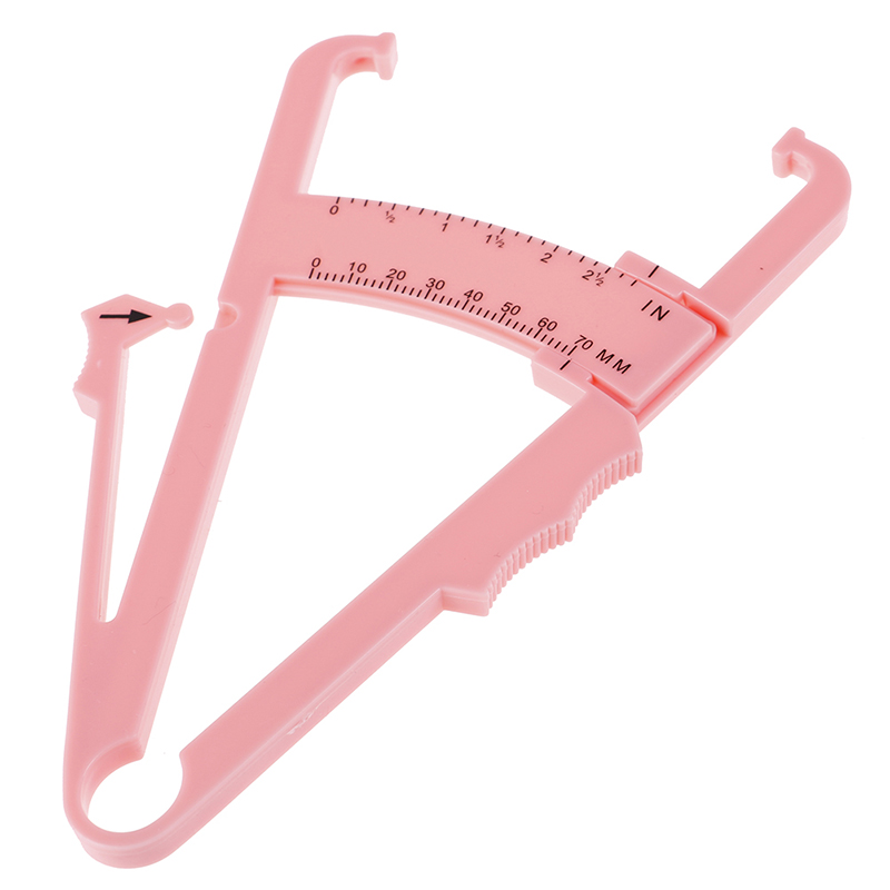 Outdoor Fitness Equipment Body Fat Caliper Body Fat Tester Skinfold Measurement Tape with Measurement Chart