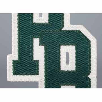 Applique fabric embroidery patch