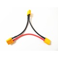 XT60 Parallel Deans T Plug Series Harness Battery Connector Cable Dual Extension Y Splitter Silicone Wire