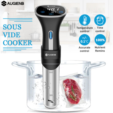AUGIENB Vacuum Slow Sous Vide Cooker 800W Powerful 15L Immersion Circulator Machine LCD Digital Timer Stainless Steel