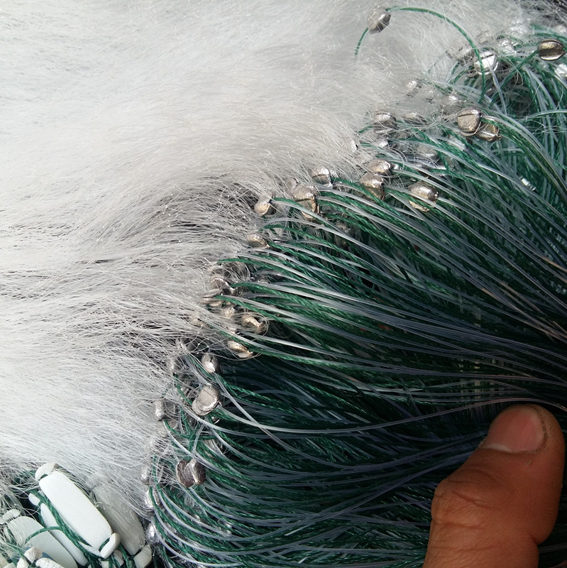 Hot 30 * 1.2m Fishing Net Monofilament Fishing Fish Gill Net with Float Rede De Pesca Fishing Tackle