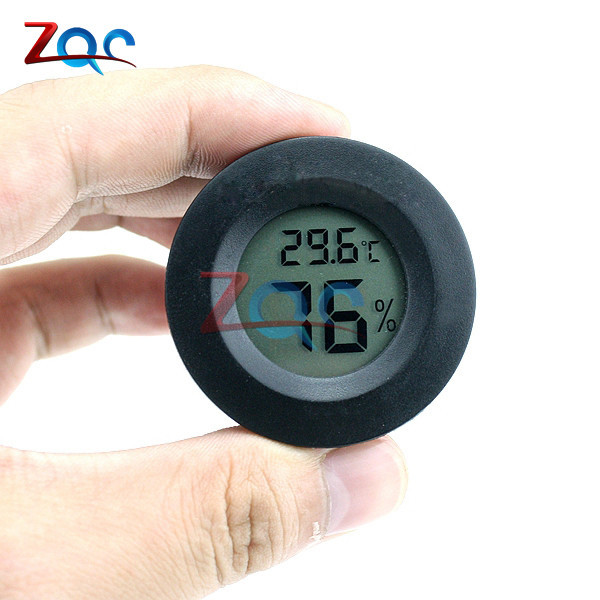 Mini LCD Digital Thermometer Hygrometer Fridge Freezer Temperature Sensor Humidity Meter Detector Indoor Gauge Instruments