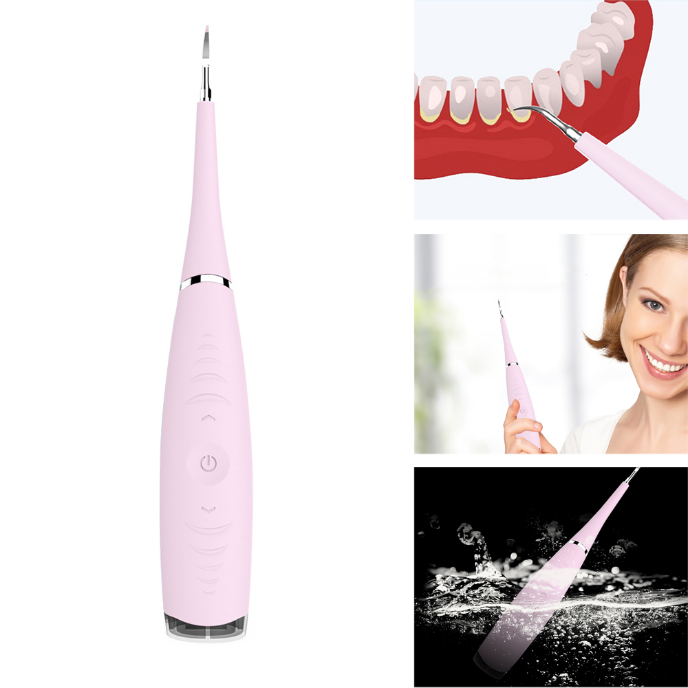 Portable Electric Ultrasonic Dental Scaler Tooth Calculus Remover Cleaner Tooth Stains Tartar Tool Electric Dental Scaler