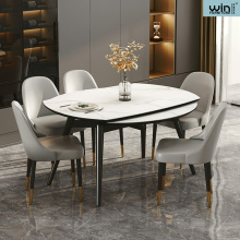  Modern Expandable Round Dining Table Set
