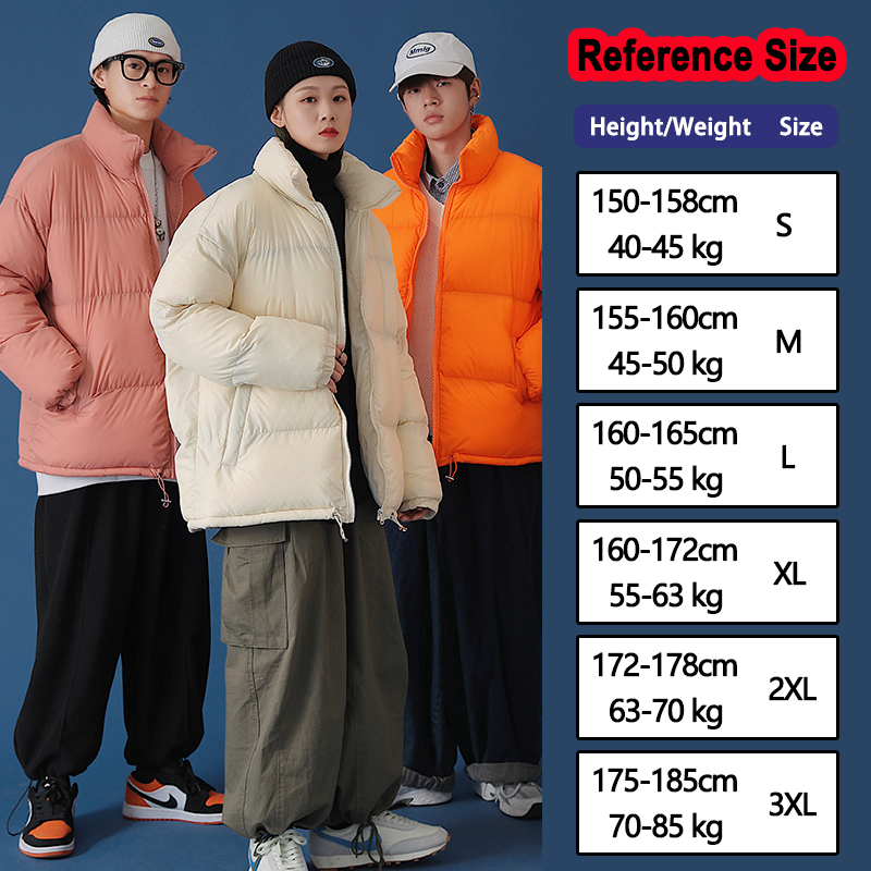 Baggy Coats Men Women Winter Thicken Parkas Male Female Unisex Jacket Coat Boy Girl Children Outwear Family Windbreaker Lovers