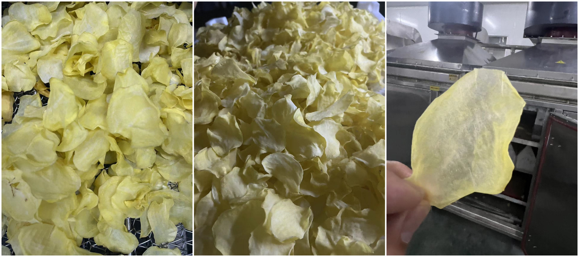 Potato drying process