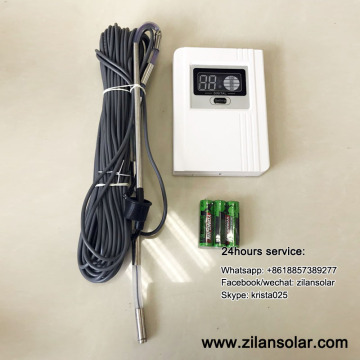 M-2 battery solar water heater controller with water temperature and level function