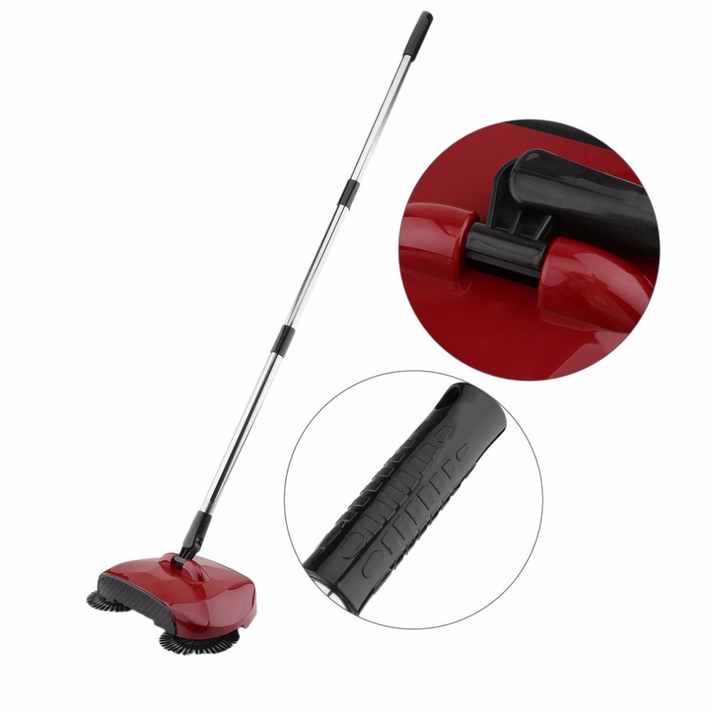 Stainless Steel Sweeping Machine Push Type Magic Broom Dustpan Handle Household Vacuum Cleaner Hand Push Sweeper Floor Robotic
