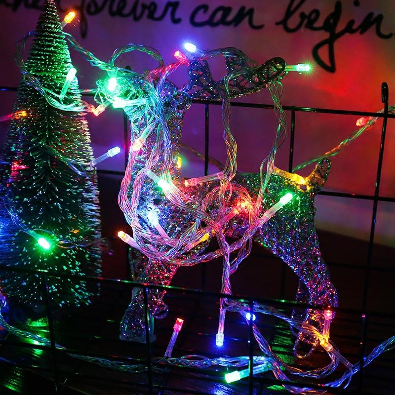Christmas LED garland lights, 1-10M battery string lights, holiday lights, wedding lights, Christmas lights decoration indoor
