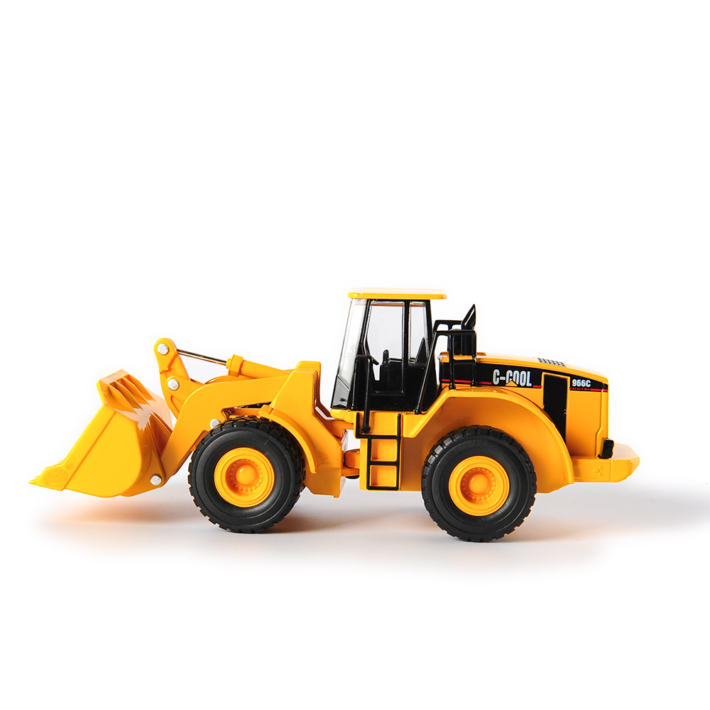Diecast C-COOL #80003 1:64 Scale Wheel Loader Plastic Alloy Vehicle CAT Engineering Truck Model Cars Gift Toys