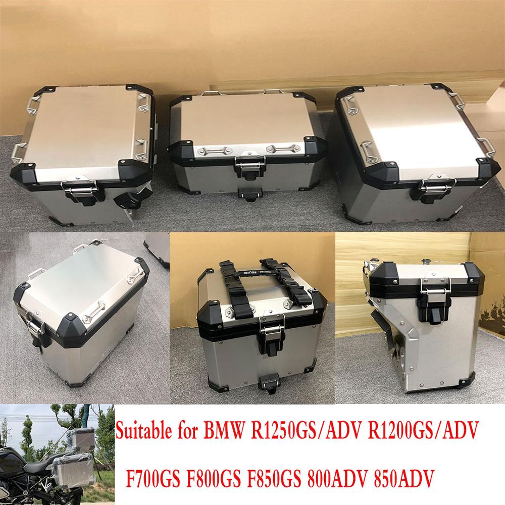 Motorcycle aluminum alloy three-box tail box side box is suitable for BMW R1250GS/ADV F850GS storage box storage box accessories