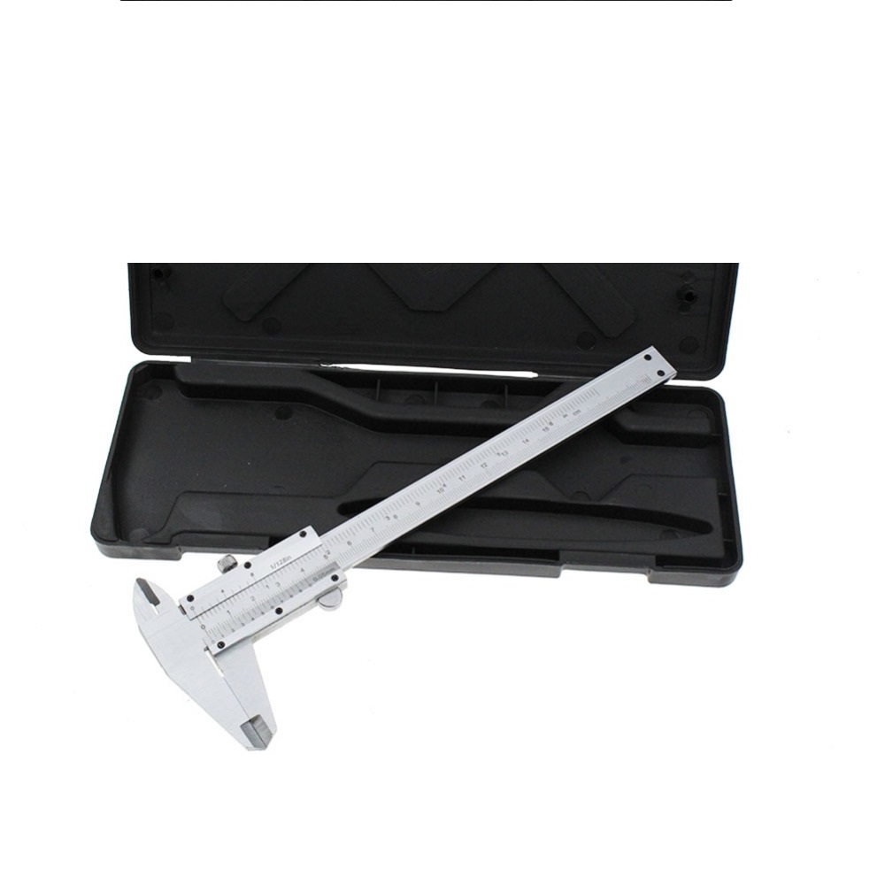 DANIU 0-150mm/0.05 Caliper Stainless Steel Vernier Caliper Metal Calipers Gauge Micrometer Measurement Measuring Instrument Tool