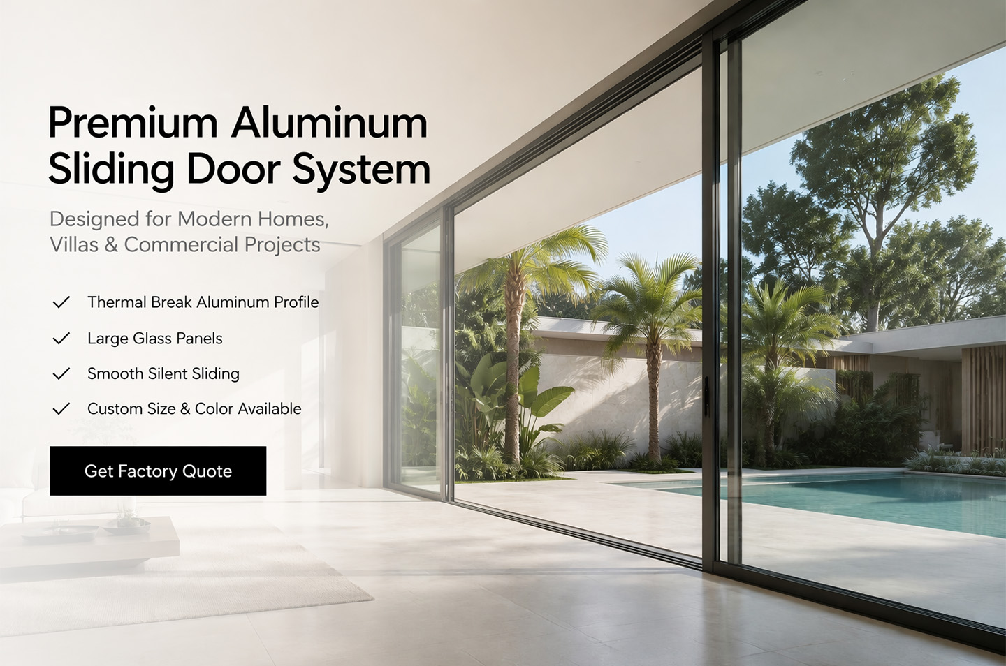 JBDHOME Aluminum Door Solution Banner