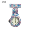 Colorful Silicone Round Dial Quartz Pocket Nurse Watch Quartz Brooch Doctor Nurse Hanging Watches LL@17