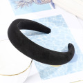Haimeikang Solid Color Headband Headdress Women Fashion Bezel Rims Tiara Winter Warm High Quality Head Hoop Hair Accessories
