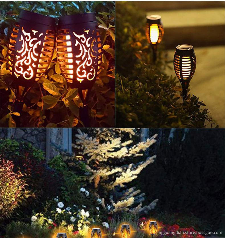 Flame Solar Garden Lights