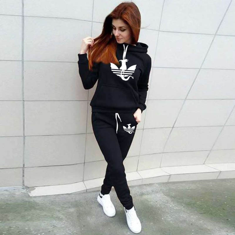 2020 Casual Women Tracksuits 2 Piece Set Hoodies Pants Sports Suits Female Sweatshirt Conjunto Feminino Ropa Mujer S-4XL