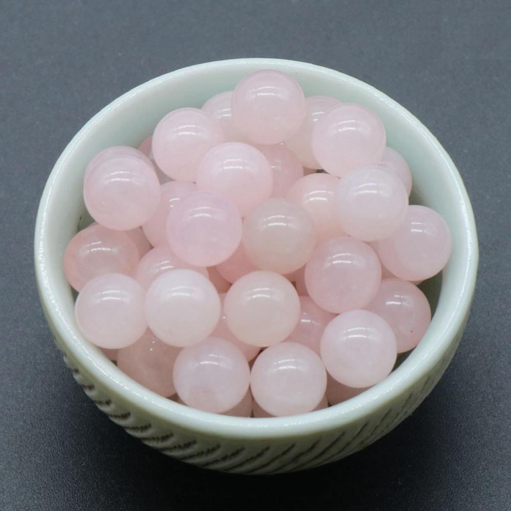 16MM Rose Quartz Chakra Balls for Meditation Home Decoration