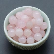 Rose Quartz 8MM Stone Balls Home Decoration Round Crystal Beads
