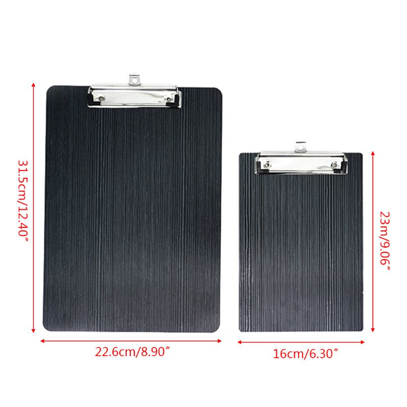 2021 New Portable A4 A5 Wooden Writing Clipboard File Hardboard Office School Stationery