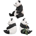 7 Kinds Soft Rubber Toys Simulation Panda Animal Figure Collectible Toys Cute Panda Animal Action Figures Kids