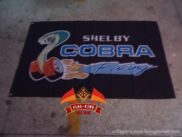 shelby cobra Flag 3x 5ft Polyester shelby cobra banner