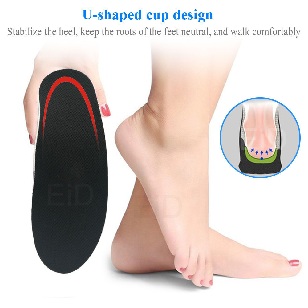 EiD Sport Silicone Gel Insoles for the feet Man Women for shoes sole orthopedic pad for Running Shock Absorption arch support