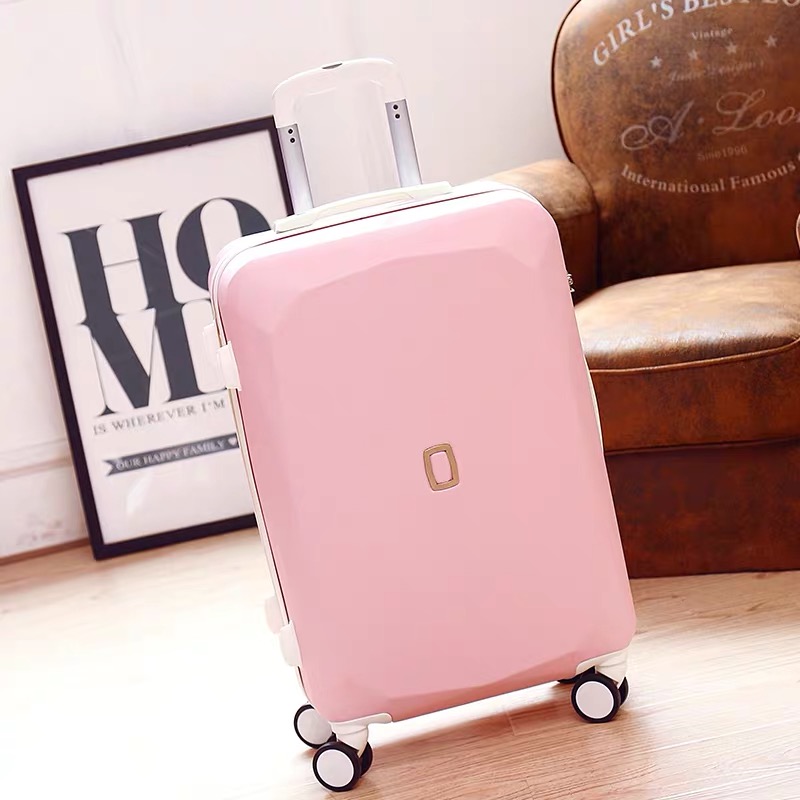 TRAVEL TALE women cute carry on trolley set abs girls travel suitcase retro rolling luggage on wheels