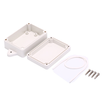 Clear Transparent/ White Waterproof Plastic Electronic Instrument Project Cover Box Enclosure Case 85x58x33mm