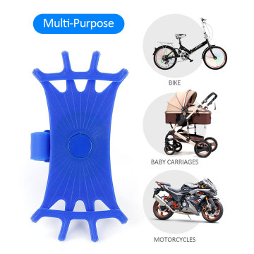 Bicycle Mobile Phone Holder Silicone Motorcycle Bike Handlebar Stand Mount Bracket Bike Mount Phone Holder For IPhone GPS