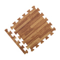 18Pcs Thick Floor Tiles Foam Mats Kid Crawling Mat - Dark Wood Grain Flooring