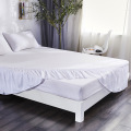 Hotel Queen Size Bed Skirt White Bed Shirts without Surface Elastic Band Single Queen King Easy On/Easy Off Bed skirt Decoration