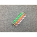 WUF 1 Set 2 Way Dotting Marbleizing Painting Pen Tool Nail Art Dot Dotting Tool Nail Care