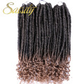 Saisity Faux Locs Jumbo Dreads Braids Hair Extensions 20inches Synthetic Soft Natural Loc Hairstyle Crochet Hair