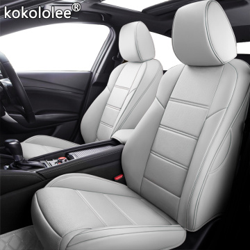 kokololee Custom Leather car seat covers set For KIA Niro KX1 Cadenza SHUMA CARENS Carnival VQ Borrego Opirus Sorento seats cars