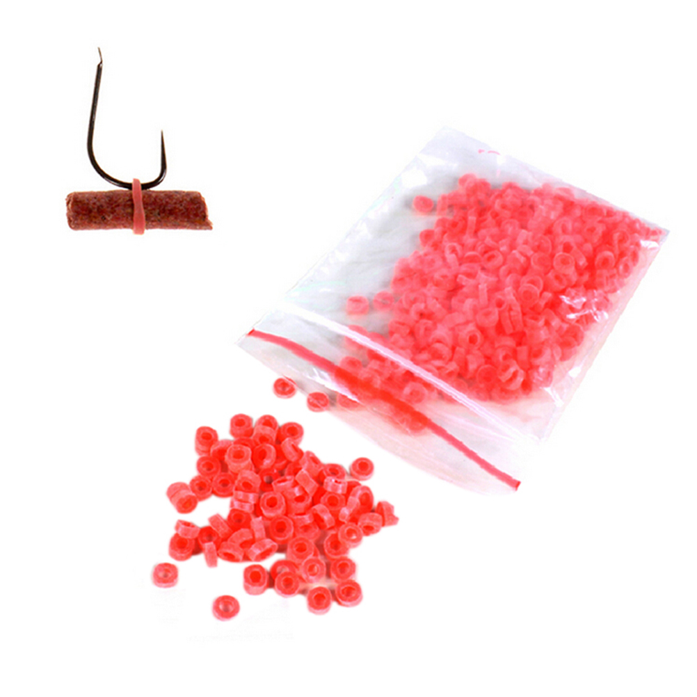 2500PCS/10bags Red Yellow Random Fish Tackle Rubber Bands For Fishing Bloodworm Bait Granulator Bait Fishing Accessories