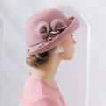 Woman Autumn And Winter Party Formal Hat England Fashion Elengant Irregular 100% Wool Felt Hats