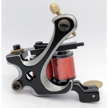 Newest 5 Color Coils Tattoo Machine 10 Warp Coils Cast-iron Handmade Tattoo Guns Machine For Liner Shader Free Shipping