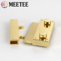 1/2pcs High Quality Bag Lock Snap Women Handbag Metal Buckles Mortise Lock DIY Replacement Purse Locks Clasp Accessories